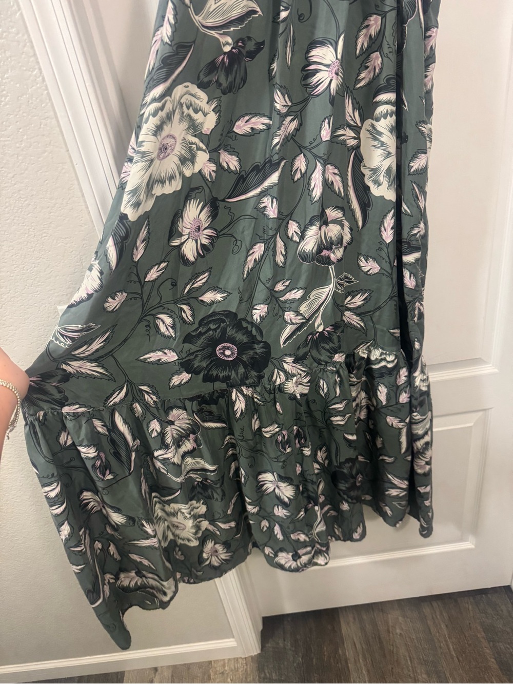 Unsubscribed 100% Silk Floral Maxi Dress - Picture 13 of 13